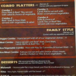 Romagna Menu