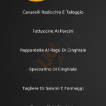 Il Graal menu