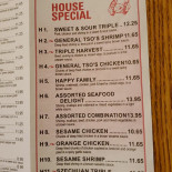 Tigella Bella menu
