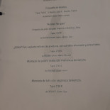 Colomba Menu