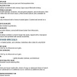 Il Girasole Di Cinzia Dal Porto menu