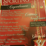 Sporting Menu