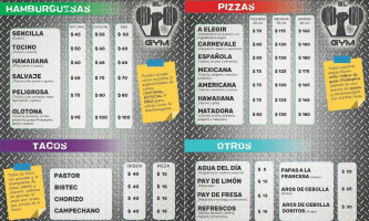 Excelsioe Susci menu