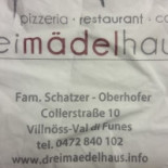 Dreimadelhaus Carte