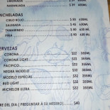 Carabè menu