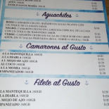 Carabè menu