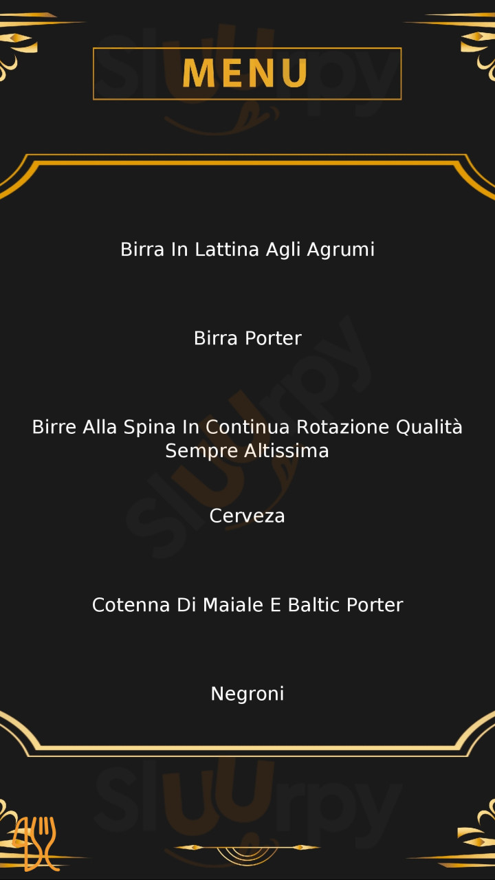 Sam Beer Shop Carta