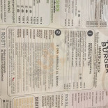 Retro Burger Carte
