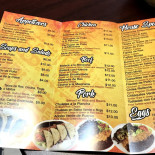 Kimi Sushi menu