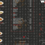 Watami menu