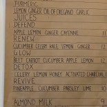 Autogrill Castelbentivoglio Ovest menu