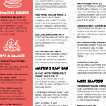 Caffe Dessert menu