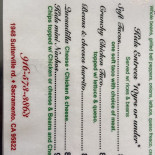 Cucina Valoria menu
