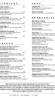 Cru La Cucina Delle Lame menu
