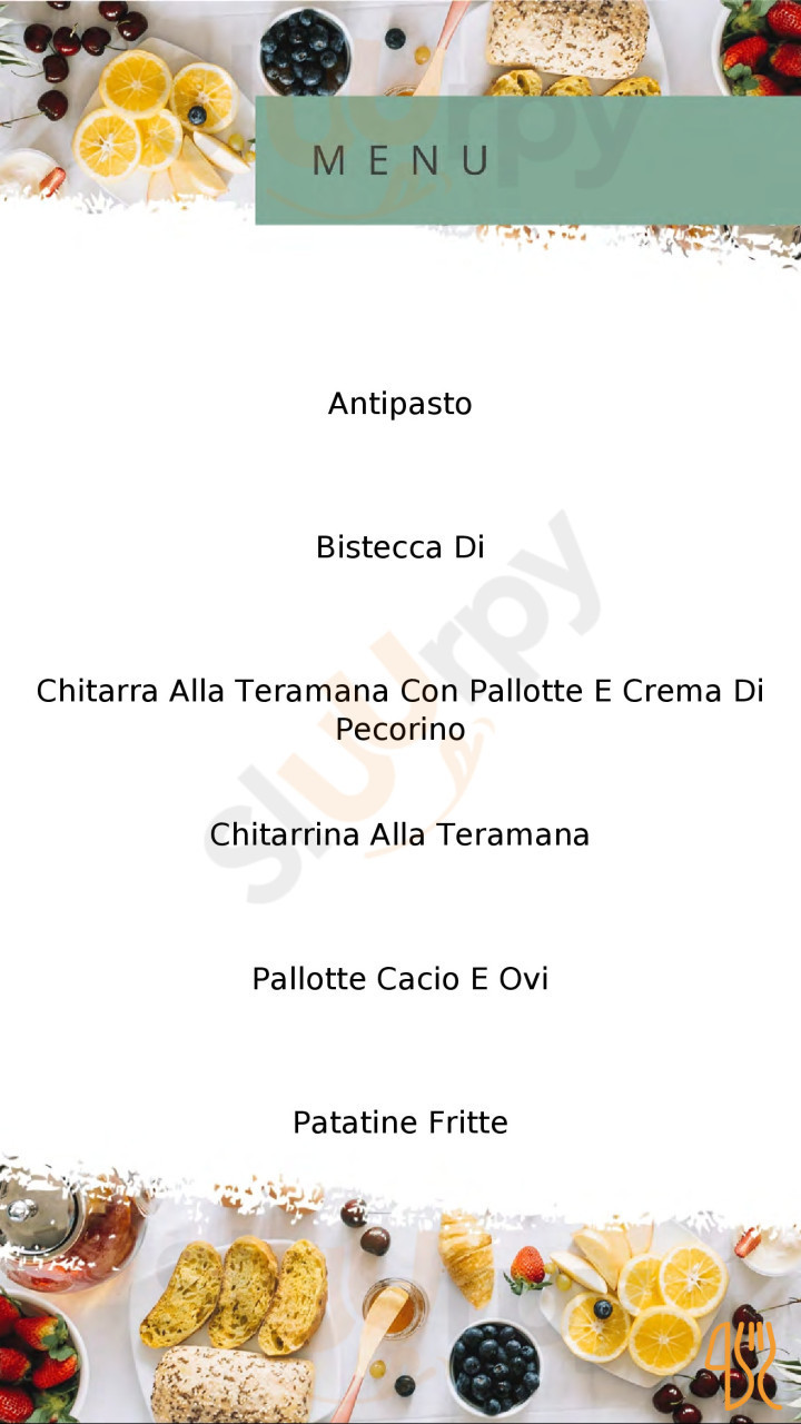 Cantina E Cucina Speisekarte
