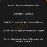 White Restaurant Lounge Bar menu