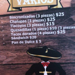 Pizzeria Mar Rosso menu