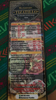 Svevia menu