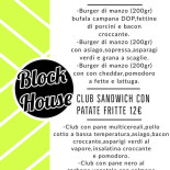 Block House Carte