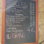 Il Graal Ristorante/bar Carta