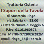 I Sapori Della Tavola menu