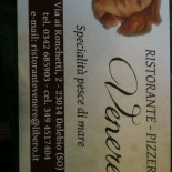 Pizzeria Venere Carta