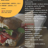 Bar Ristorante Corner Carta