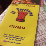 Il Torrione menu