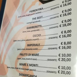 Da Filippo menu