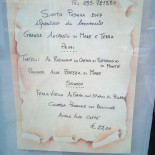 Pizzeria San Lorenzo menu