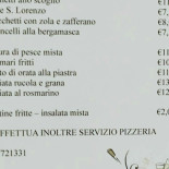 Pizzeria San Lorenzo menu