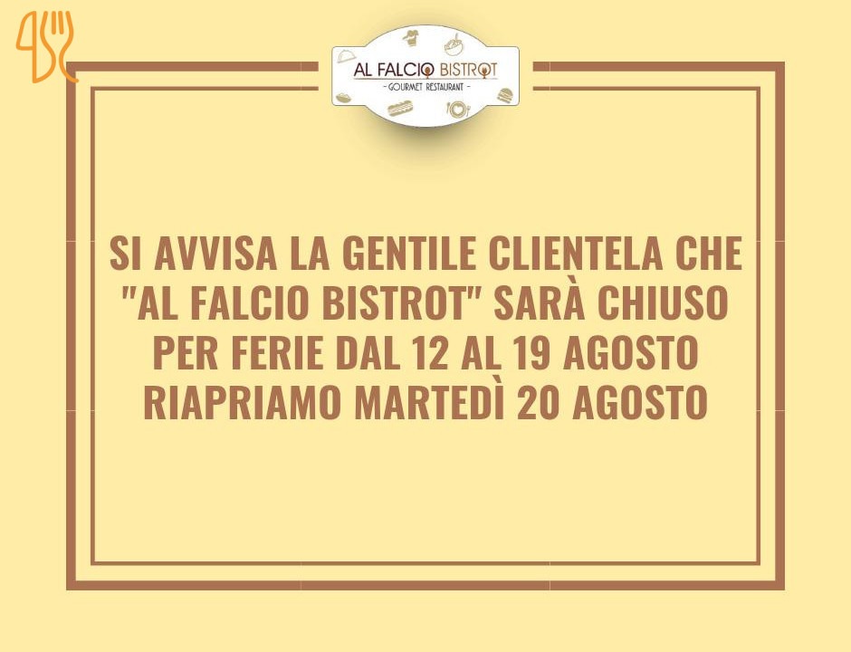 Al Falcio Bistrot Carta