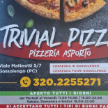 Trivial Pizza menu
