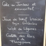 Campiello menu
