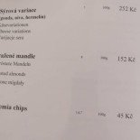 Restaurace Pod Radnicí menu