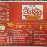 Enjoy Burger menu