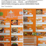 Indian Kebab Pizza Carte