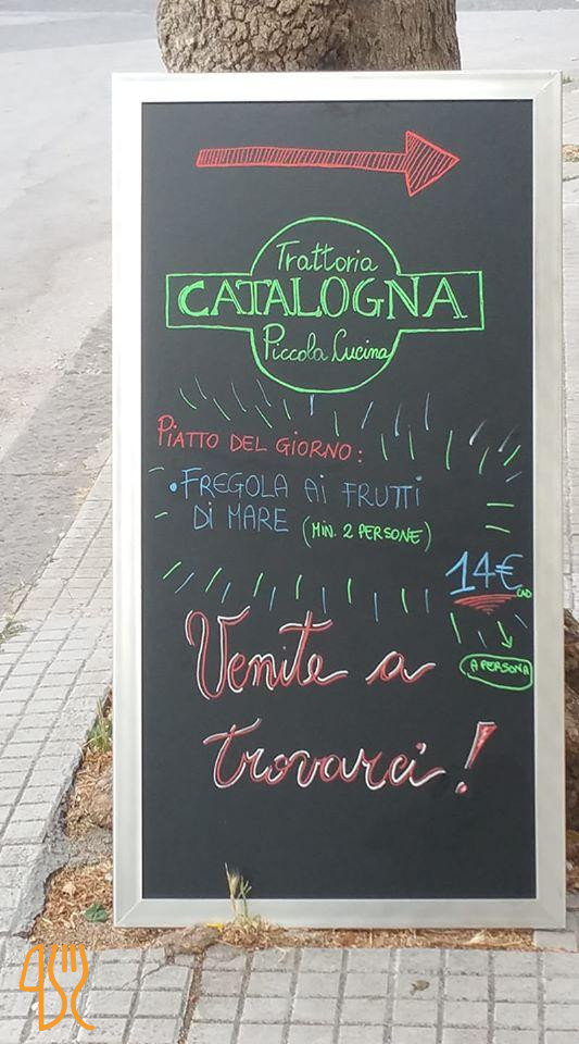 Trattoria Catalogna Carta