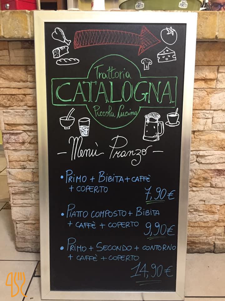 Trattoria Catalogna Carta