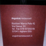 Ristorante Angedras Lounge Bar menu
