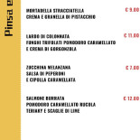 Madarico menu