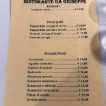 Da Giuseppe Carte