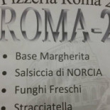 Pizzeria Roma 2 Di De Palma menu