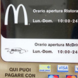 Mcdonald's Carta