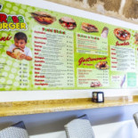 Rabs Burger menu