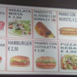 Acquaefarina menu
