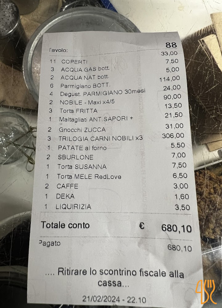 Osteria Dei Servi Carte