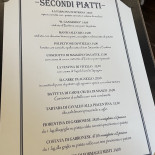 Osteria Del Morino Carte