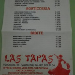 Las Tapas Speisekarte