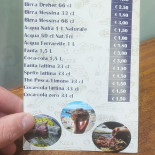 Da Saro Gastronomia menu